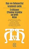 Erzählungen - Erfundene Gespräche und Briefe - Reisen (Hugo von Hofmannsthal, Gesammelte Werke in zehn Einzelbänden (Taschenbuchausgabe)) - Hugo von Hofmannsthal