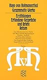 Erzählungen - Erfundene Gespräche und Briefe - Reisen (Hugo von Hofmannsthal, Gesammelte Werke in zehn Einzelbänden (Taschenbuchausgabe)) - Hugo von Hofmannsthal