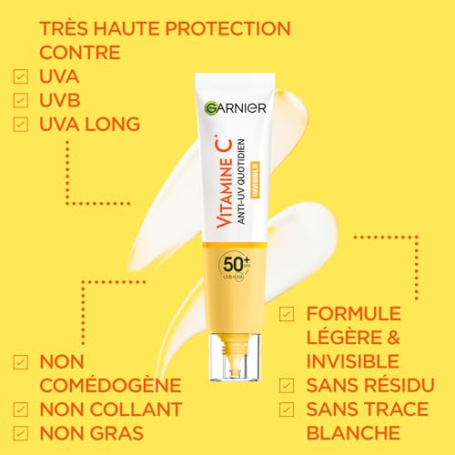 Garnier Vitamine C Anti-UV Quotidien Invisible SPF 50-40ml