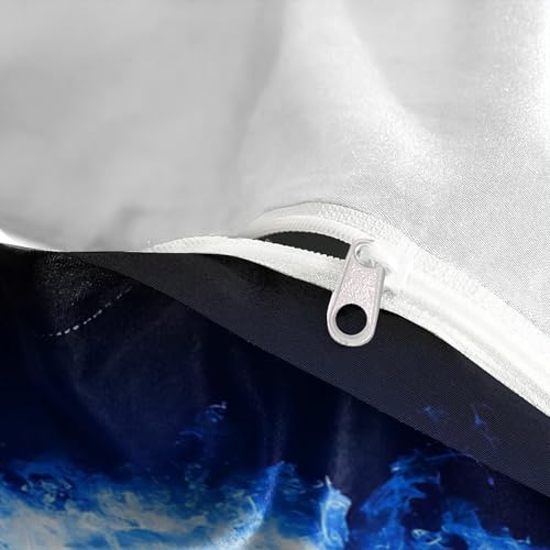 Housse de couette yin yang 135x200 microfibre 3d pour lit ado single - 8
