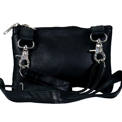 Hot Leathers CPE2006 Black, 8X5X1 Black 8 x 5 x 1 Tribal Eagle Embroidered Ladies Clip Pouch Purse4