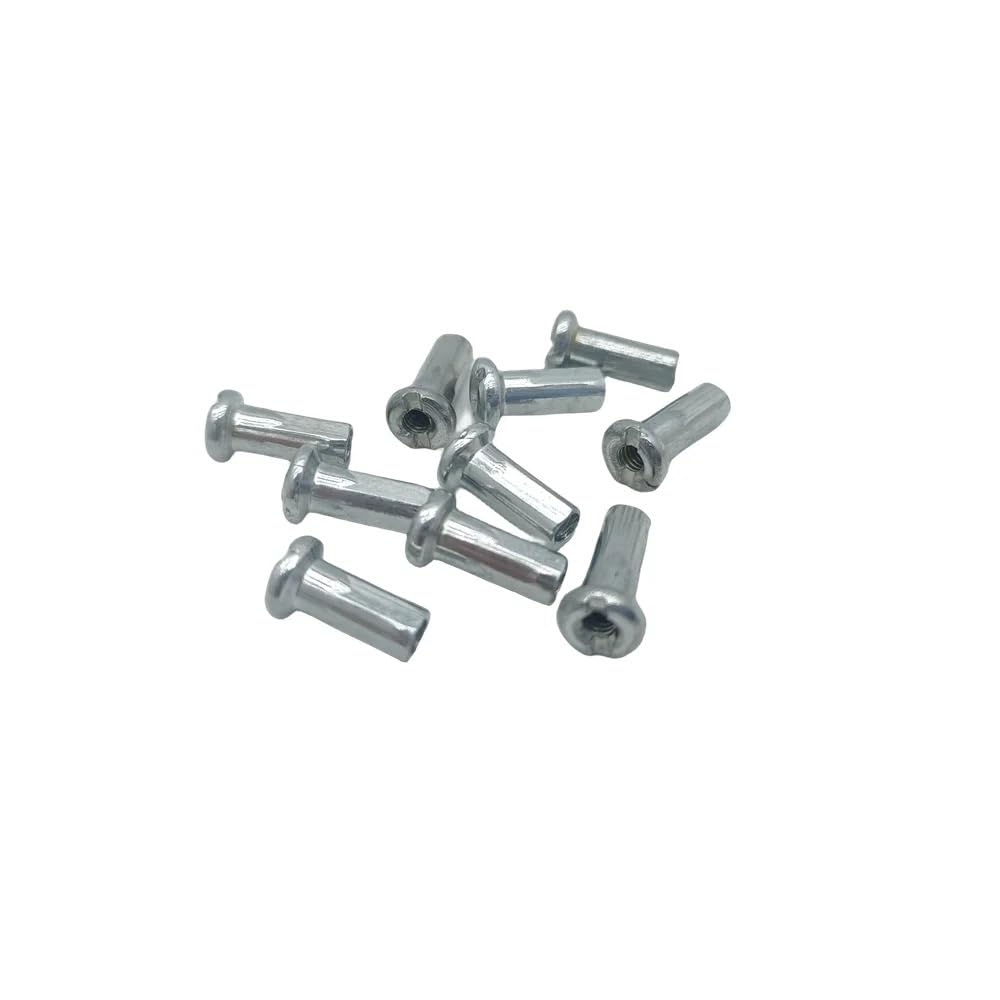 Set De 10 Rayons Vélo 13G – Diamètre 2,3 Mm, Longueurs 102-256 Mm, Avec écrous Inclus