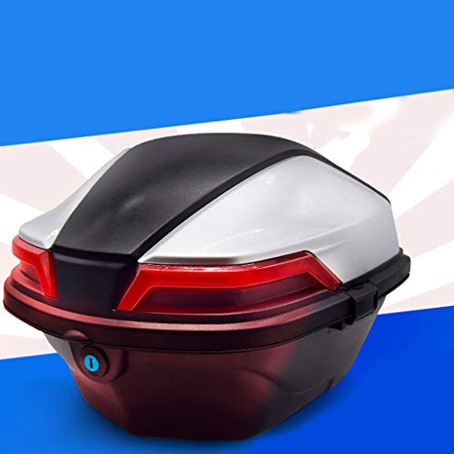 Coffre de moto robuste avec haute résistance aux chutes et volume extra large