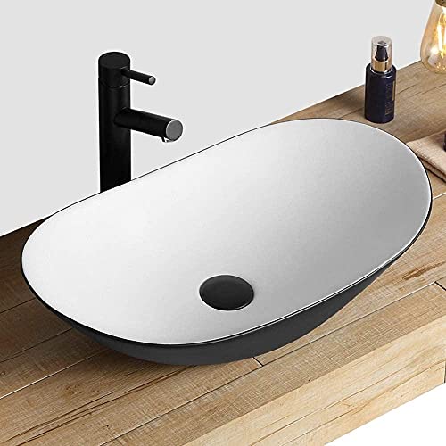 CCHAYE Pia de lavatório acima do balcão bacia moderna minimalista, arte criativa, processo de hotel,