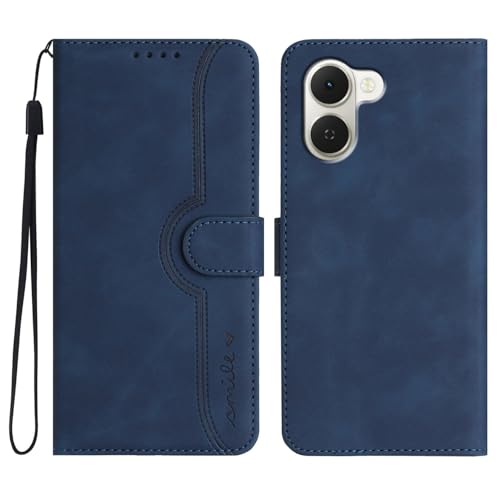 �X�}�z�P�[�X �Ή��@�� for Tecno Spark Go 3 / Pop 20 �X�g���b�v �E�H���b�g �}�O�l�b�g���� �J�[�h�X���b�g �t���b�v�X�^���h [PU���U�[�{�X�}�z�P�[�X] Blue