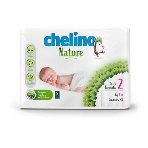 Chelino Nature Pañal Infantil Talla 2 (3-6 kg), 168 Pañales
