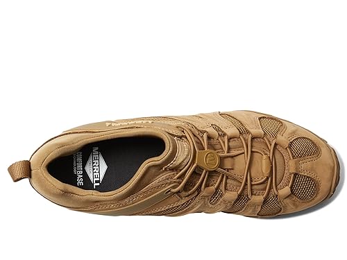 Image of Merrell Men's Chameleon 8 Stretch Tactical Work Shoes, Waterproof Nubuck & Mesh Upper Ultra-Lightweight Hiking Combat Boots