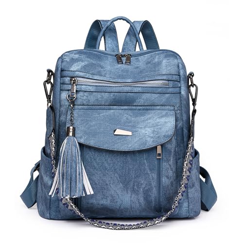 Sac à dos multi-poches pour femme active grande capacité ordi portable et antivol