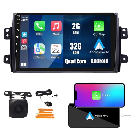 Wostoke Car CarPlay Android Auto Navigation Stereo GPS Radio Reverse Camera Display 9