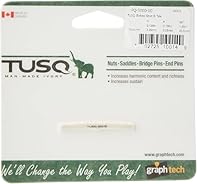 GraphTech Tusq ~ Man-Made Ivory Guitar Nuts PQ-5000-00 - slotted ST style Guitar makers and players agree... guitars come alive with TUSQ man-made ivory. TUSQ delivers the optimum frequencies from the strings to the guitar top, producing richer and f...