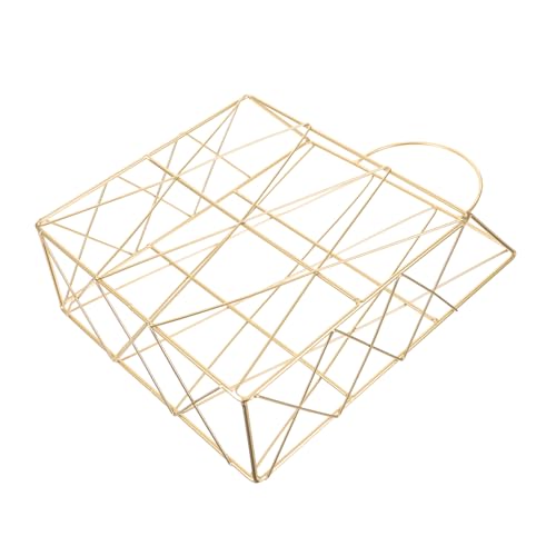 ABOOFAN Creative Wall Shelf Decorative Iron Hanging Rack for Home Office Store Stylish Storage for Books Sundries More Finish Design