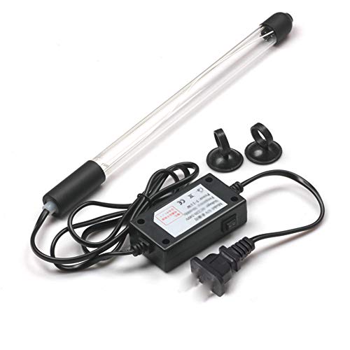 CRGL Aqua UV Desinfektionslampe Schwarz 220V-240V Kleinvolumige Sterilisationsalgen Zur Effizienten Energieeinsparung Im Aquarium Cover