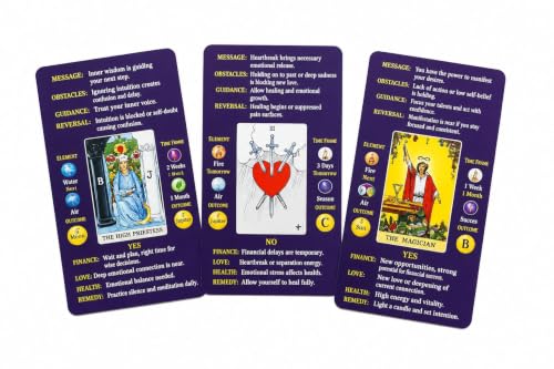Image of Advance AI Simplified Tarot by Sukhwinder Singh | Tarot Cards Deck with Meaning Guide | Beginner Oracle Cards for Fortune Reading, Spiritual Guidance, Meditation, Self Discovery & Positive Energy