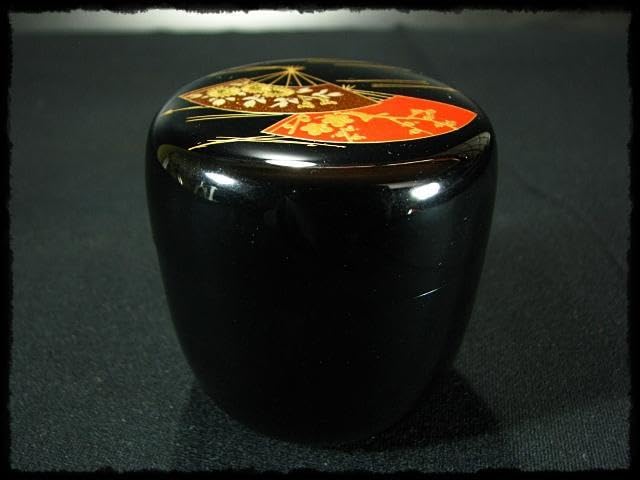 扇面 金蒔絵 利休棗 輪島 塗師 荒井 喜峰茶道具 茶器 茶入 c411 Amazon.co.jp: 扇面 金蒔絵 利休棗 輪島 塗師 荒井 喜峰茶道具