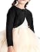 BOBOYOYO Long Sleeve Girls Shrug Knit Girls Cardigan Childrens Bolero Dress Sweater Toddler Shawl Cover Up for 3-12Y
