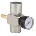 Mini regulator CO2 ze stali nierdzewnej z lekkim dozownikiem CO2 3/8", szybkozłącze 3/8", do piwa, kegatora, domowego wyposażenia kuchni
