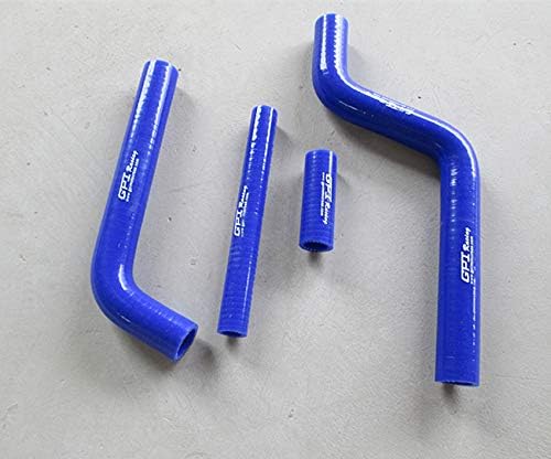 Miniatura 3 de Para 1996-2018 Yamaha YZ125 YZ 125 Manguera de radiador de silicona 1997 1998 1999 2000 2001 2002 (azul)