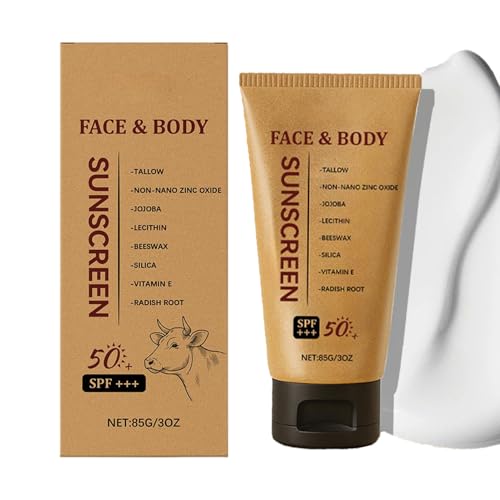 Loción Solar | 85 g Protección Solar Duradera | SPF50 Producto Hidratante Corporal No Graso Protección UV Deportes Viajes Escuela Playa Diario Unisex