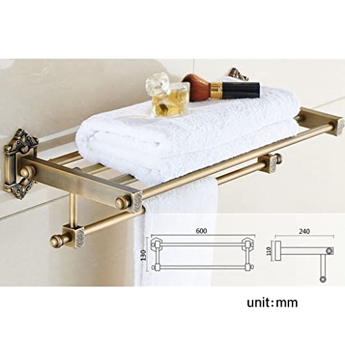 Porte-serviettes de salle de bain robuste pour optimiser les petits espaces - 3