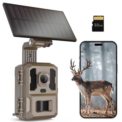 Misstech 4K UHD Solar Trail Camera for Wildlife