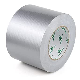 Lauyeboho Panzertape 5 Rollen - Silber Gewebeband 50mm X 27.5m Wasserdicht