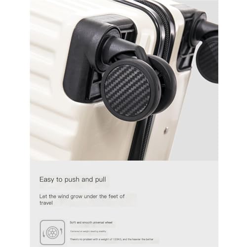 Suitcases Carry on Luggage Lightweight Pressure Resistant and Durable Suitcase Travel Luggage Anti-Fall Suitcase Suitcases with Wheels (Color : D, Size : 20in)4