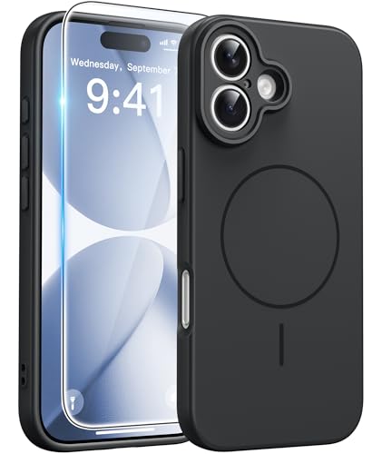 Image of FNTCASE for iPhone 17 Case: [Compatible with Magsafe] Integrated Silicone Phone Cases with [Full Camera Protection] [Screen Protector] Military Grade Shockproof Protective Cover