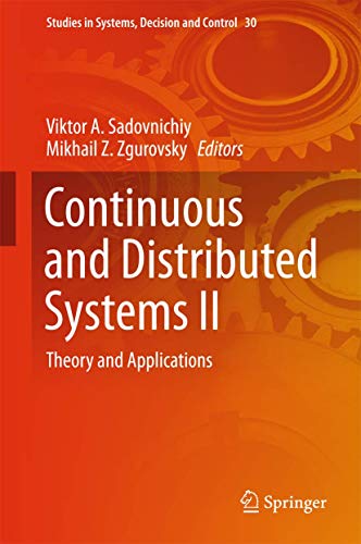 Continuous and Distributed Systems II view 2