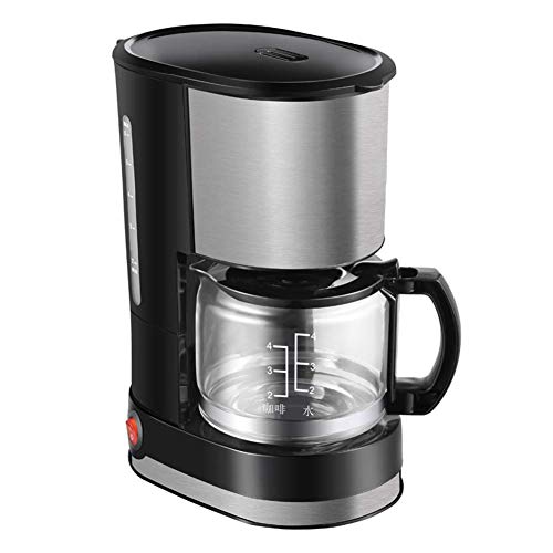 DERUKK-TY Kaffeemaschine Filter ,Automatische Tropfglas Kaffeekanne Edelstahl Haushaltsisolierung Amerikanische Kaffeemaschine