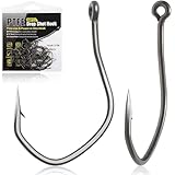 Dovesun 60PCS Drop Shot Hooks for Bass Fishing Wacky Rig Hooks, Drop Shot rig Split Shot for Freshwater & Saltwater Dropshot Hooks 1/0