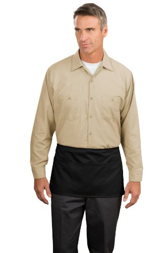 Port Authority Waist Apron with Pockets. A515, Black, OSFA