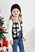 AlisOker Toddler Girls Boys Fleece Vest Winter Warm Clothes Buffalo Plaid Christmas Jacket Kids Puffer Quilted Gilet Coat
