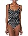 Coastal Blue Women's Swimwear Classic Center Front-Twist One Piece Swimsuit
