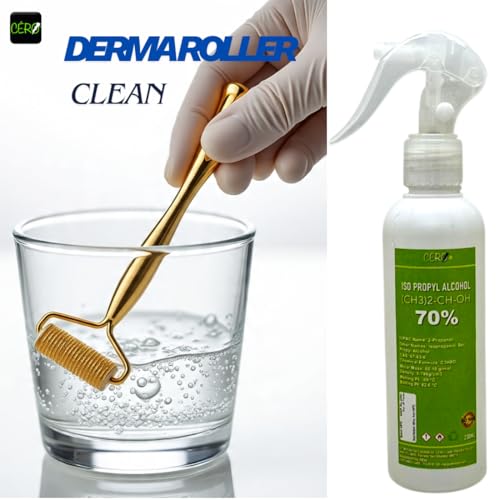 Image of CERO IPA Isopropyl Alcohol for Cleaning | All Electronics | Clean Your Makeup Tools | Clean CPU, GPU and Screen | Repair Cosmetics 70% Pure [(CH3)2-CH-OH] CAS: 67-63-0 (250ml)