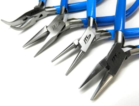 Miniatura 3 de Juego de 4 alicates para hacer joyas, juego de alicates de joyería para envolver pasatiempos JTS