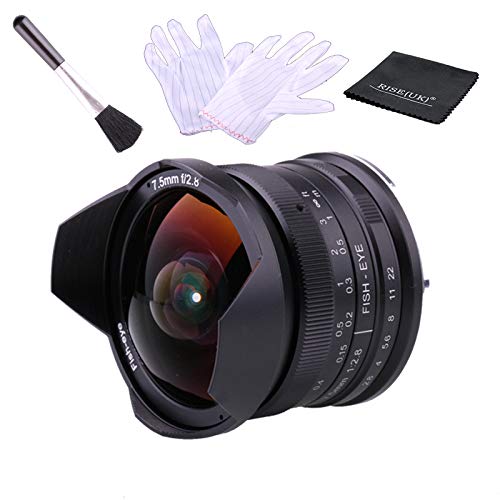 Amazon.co.jp: RISESPRAY 7.5mm F2.8 APS-C 広角マニュアル