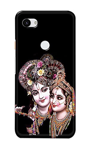 Image of PRINTFIDAA� Printed Hard Back Cover Case for Google Pixel 3A Back Cover (Radha Krishna) -2808