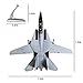 HANGHANG 1/100 Scale US Navy Bounty Hunter Squadron F-14D Tomcat Fighter Attack Plane Metal Fighter Military Model Diecast Plane Model for Collection or Gift