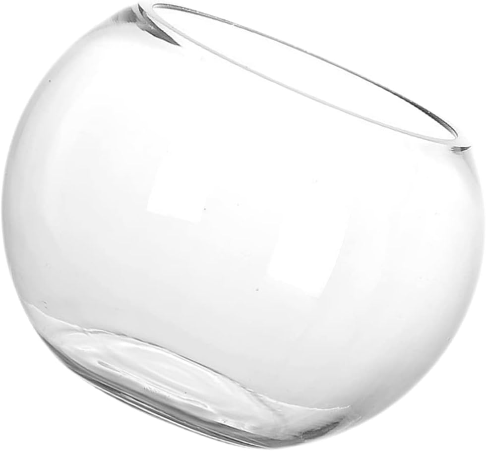 Clear Fish Tank Glass Fish Bowl Vase Clear Bubble Planter Terrarium