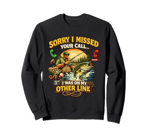 Sorry I Missed Call Fishing Joke Angler ���[���A �g���[�i�[