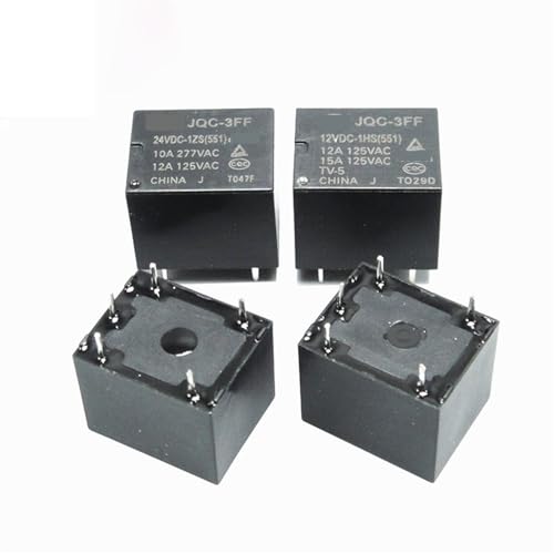 Relé JQC-3FF-012VDC-1HS de 10A con alta capacidad de conmutación
