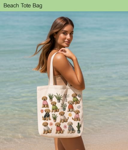 Image of Aesthetic Tote Bag for Women Girls, Stylish Tote Bag for Friends Besties Coworker