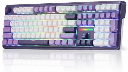 Redragon K745 PRO Wireless Gasket RGB Gaming Keyboard, 108 Keys M...