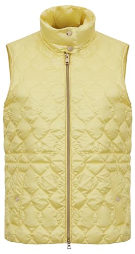 Plumífero de mujer color amarillo pastel de talla 34 para temporada fría