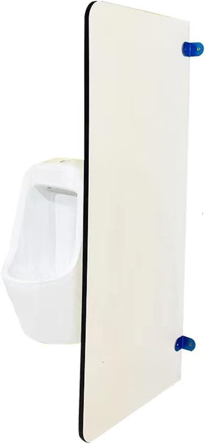 Mampara de protección para urinarios a prueba de agua con panel divisor