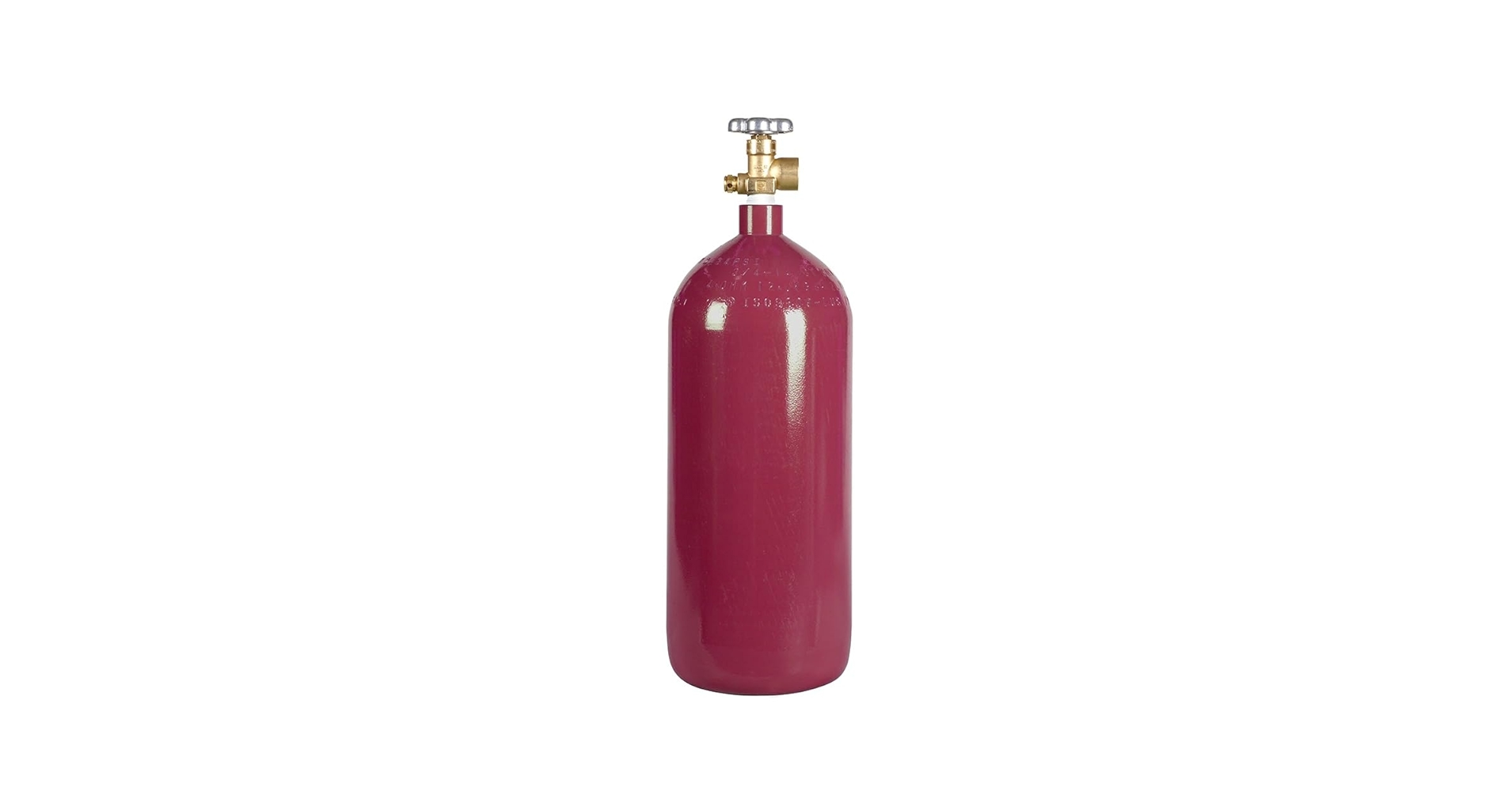 New 40 cu ft Steel Nitrogen Cylinder With CGA580 Valve