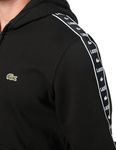 Lacoste Men's Classic Fit Zip Up Hoodie W/Taping3