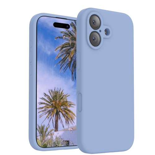 Image of FireNova Magnetic for iPhone 17 Case, Compatible with MagSafe, [Integrated Silicone Camera Control Button] [Camera Protection] Anti-Scratch Microfiber Lining Phone Case, 6.3 inch, Light Blue