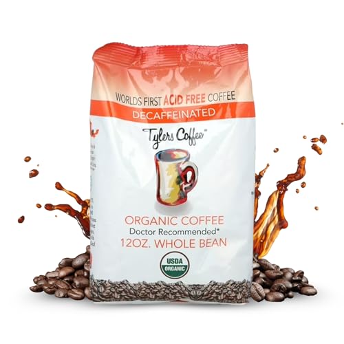 Tylers Coffee - 100% Arabica Whole Beans Full Flavor Decaf 12 oz Tylers Coffee - 100% Arabica Whole Beans Full Flavor Decaf 12 oz