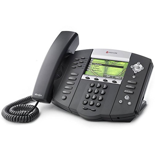 Polycom 2200 12670 122   Teléfono Fijo VoIP (USB, XML Ap, PoE) Color Negro